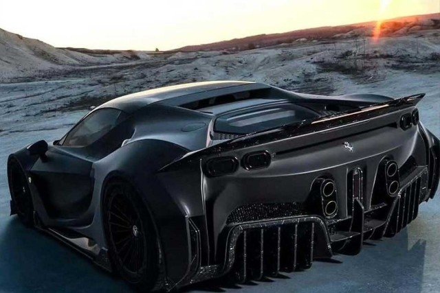 Ha Darth Vader sportautót vezetne, valószínűleg ez a Ferrari SF90 VX lenne az (videó)