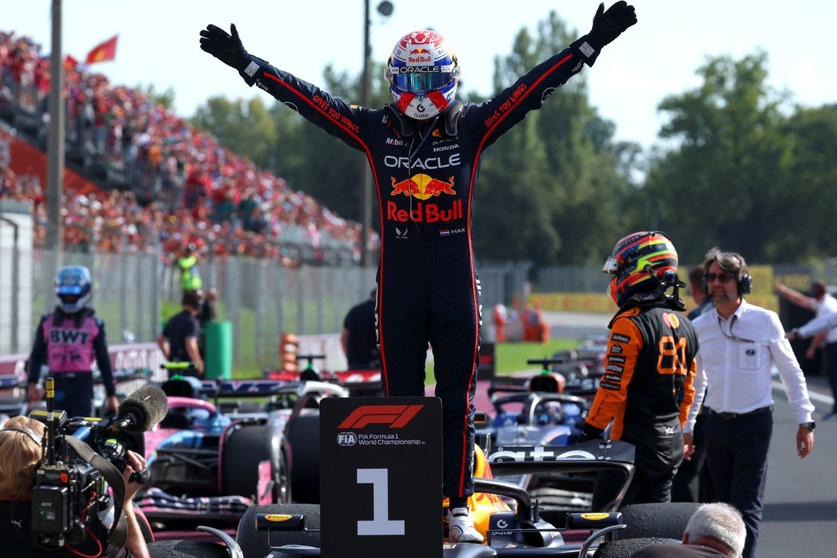  - Verstappen a győzelme után: Az elején peches voltam, utána szárnyaltunk!