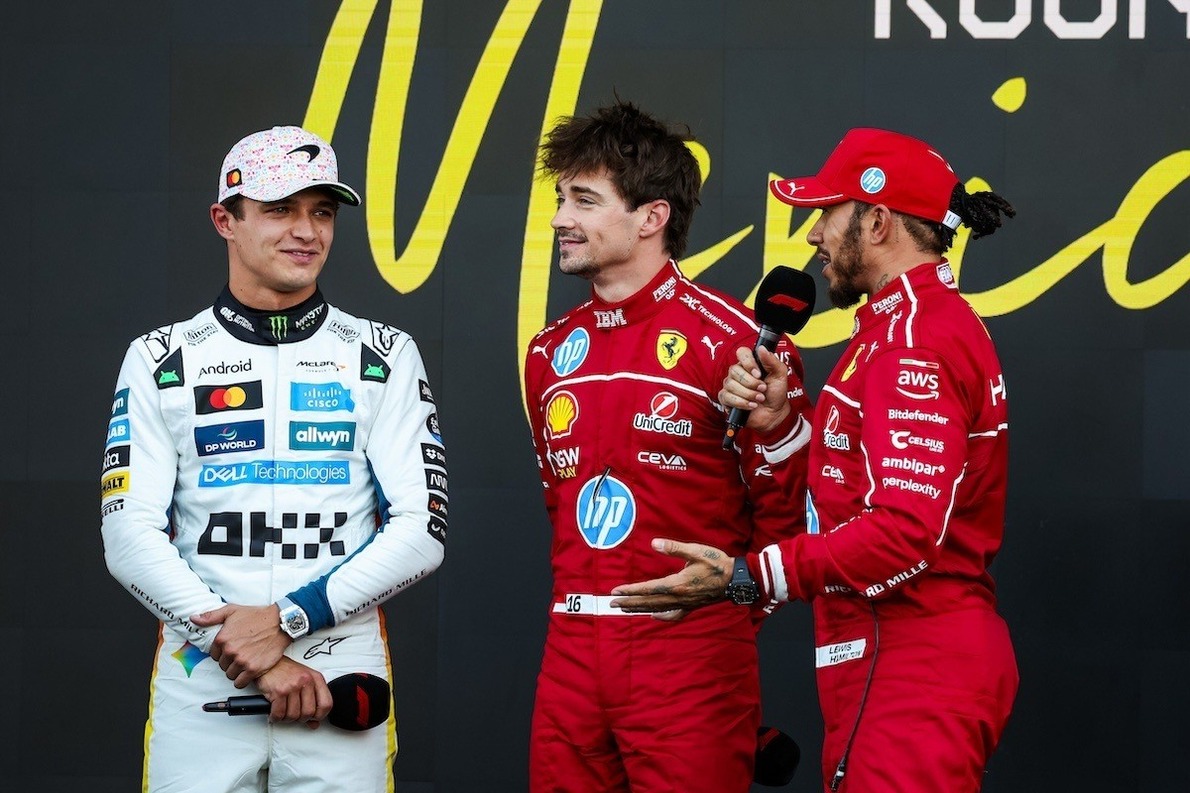  és  - Hamilton agresszív támadást ígér Norris ellen a rajtnál