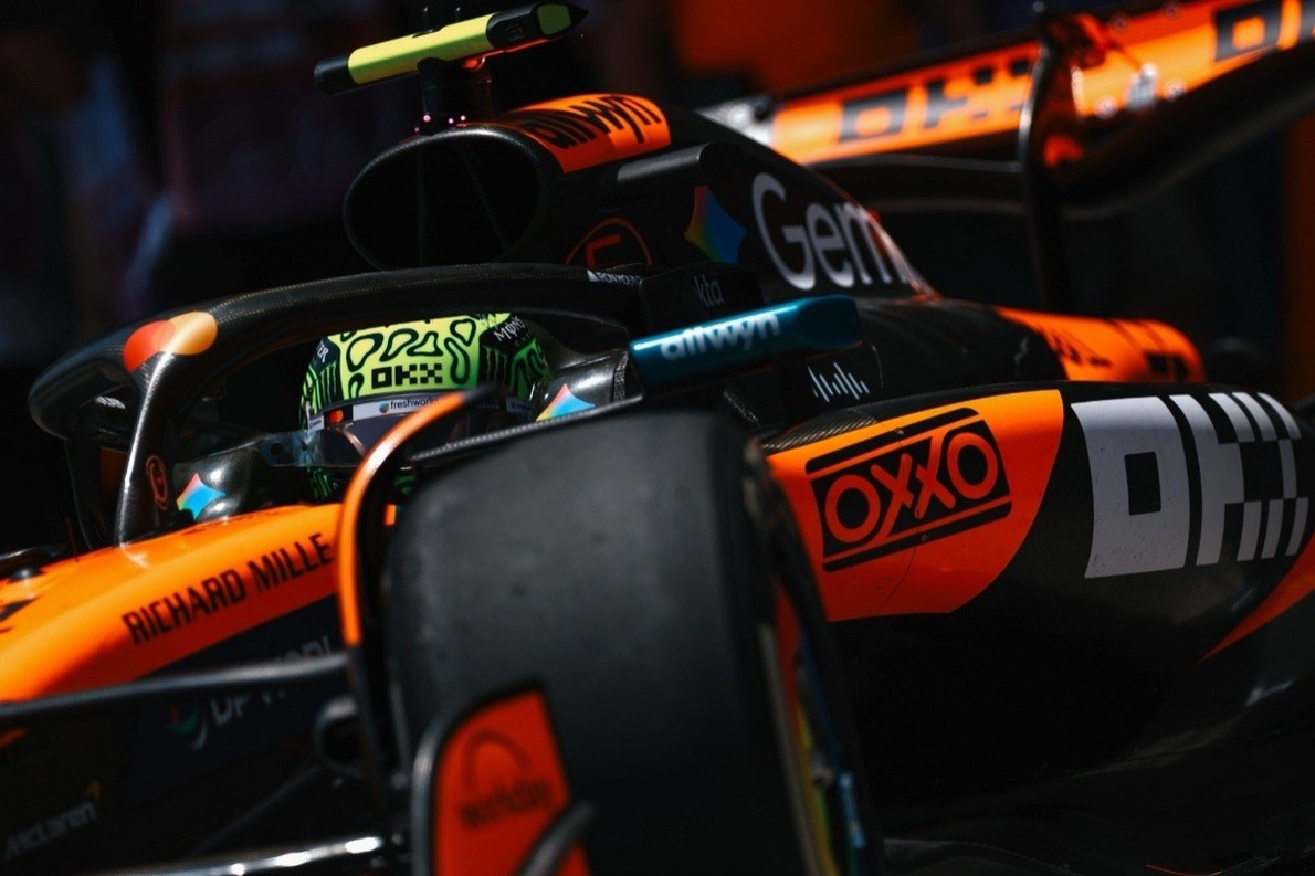 Lando Norris a végén pörkölt oda Piastrinak, 23 ezred a két McLaren között a brazil FP1-en!