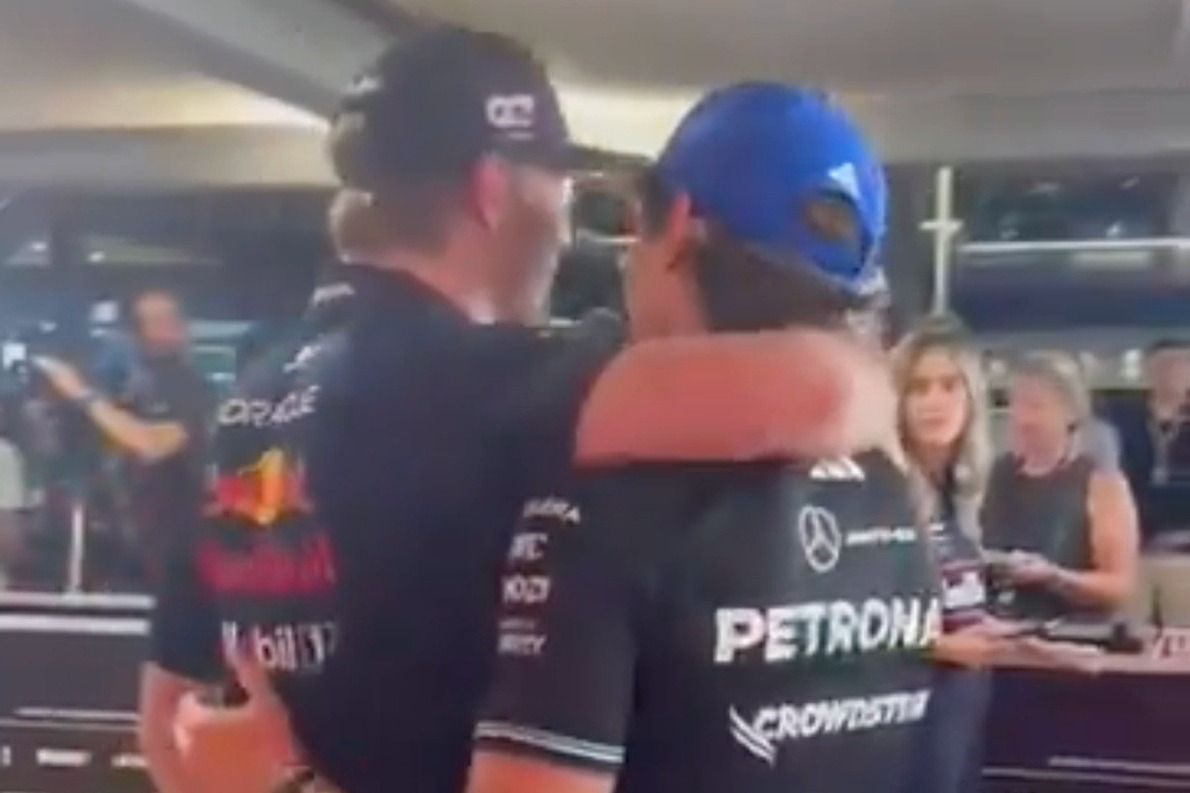  és  - Szenzációs jelenet - Antonelli bocsánatot akart kérni Katar miatt Verstappentől, de ő nem hagyta (videó)