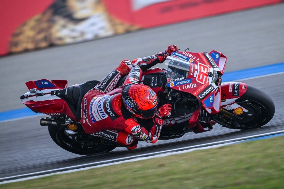 Egy apró hiba döntött Marquez és Di Giannantonio csatájában Brazíliában a MotoGP sprinten