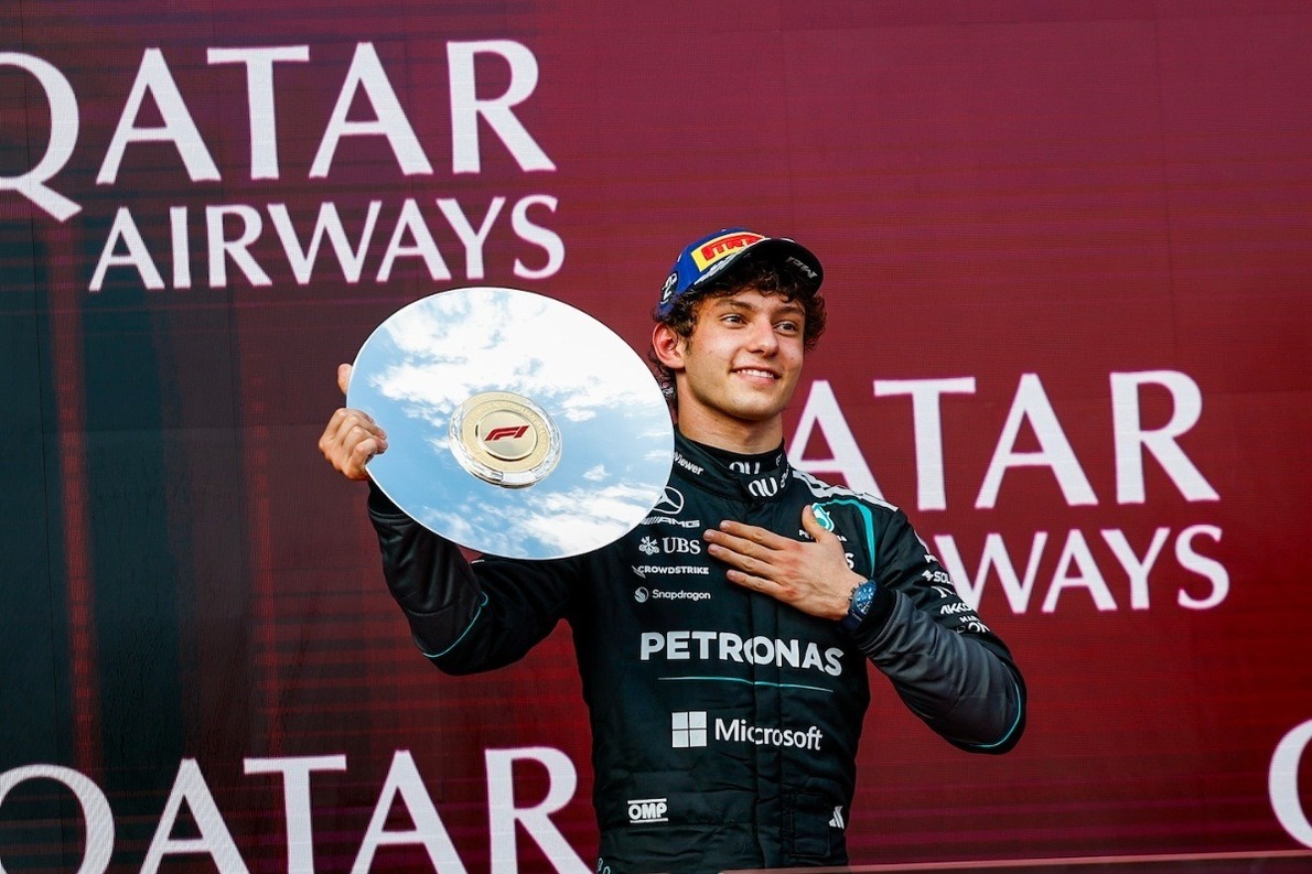  és  - Történelmi sikert ér a Mercedesnek Antonelli felzárkózása