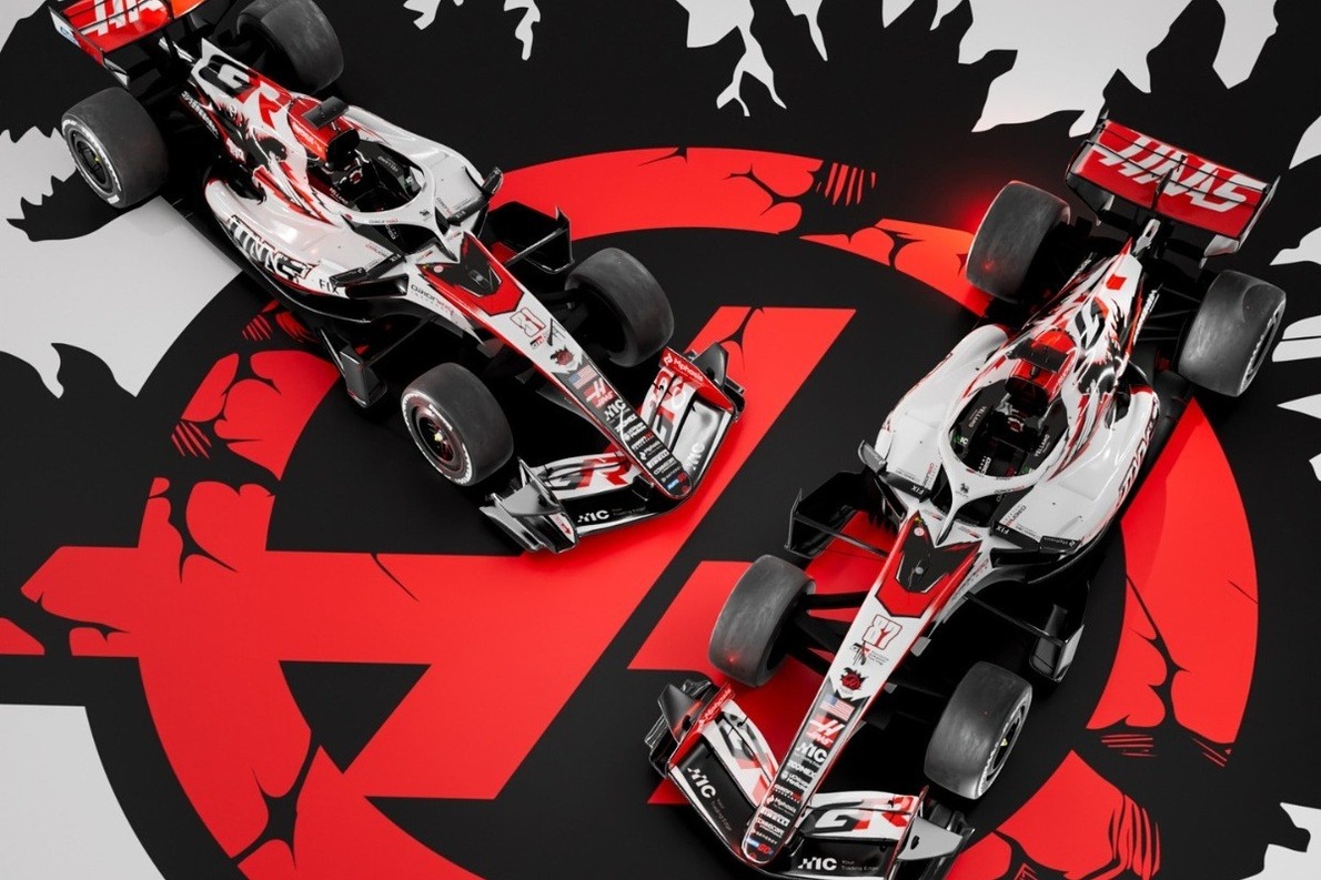  és  - Szörnyeteg szabadult a Forma–1-re: a Haas elképesztő Godzilla-festéssel sokkol Japánban (videó)