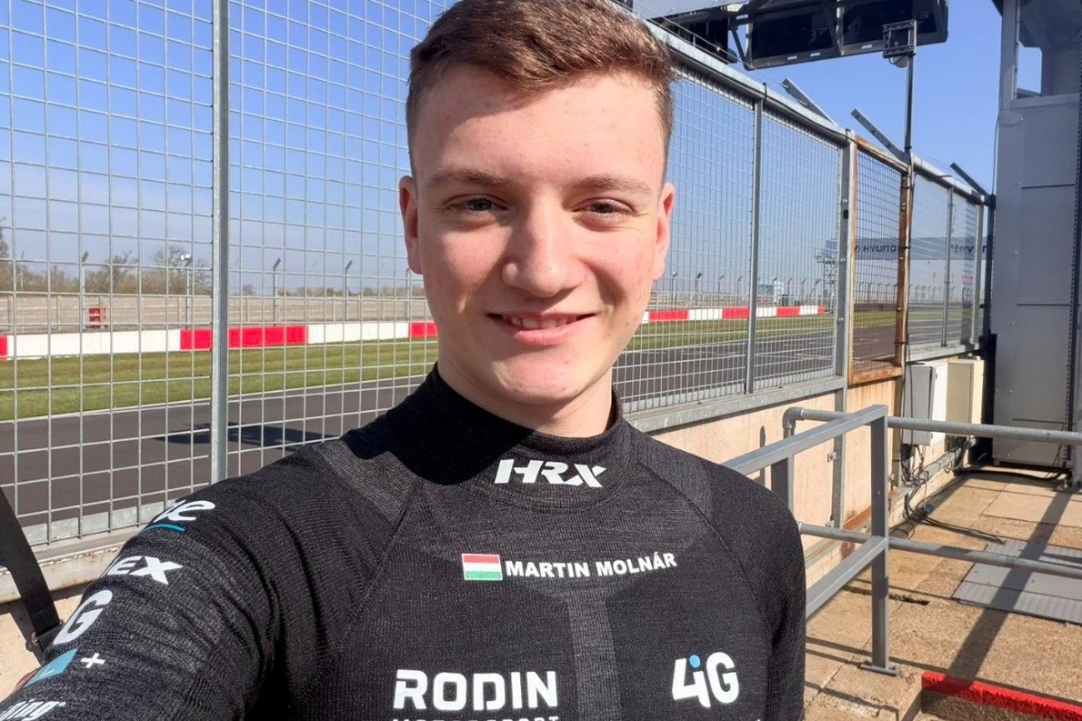Molnár Martin pályacsúcsot döntött, majd negyedikként zárt a GB3-as teszt első napján