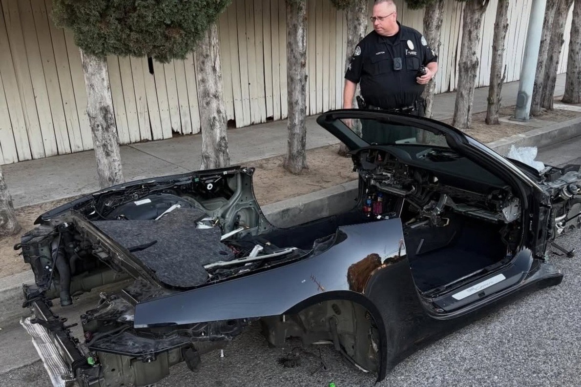 Sikeresen megtalálta a rendőrség a lopott Porschét, de akadt egy kis bökkenő