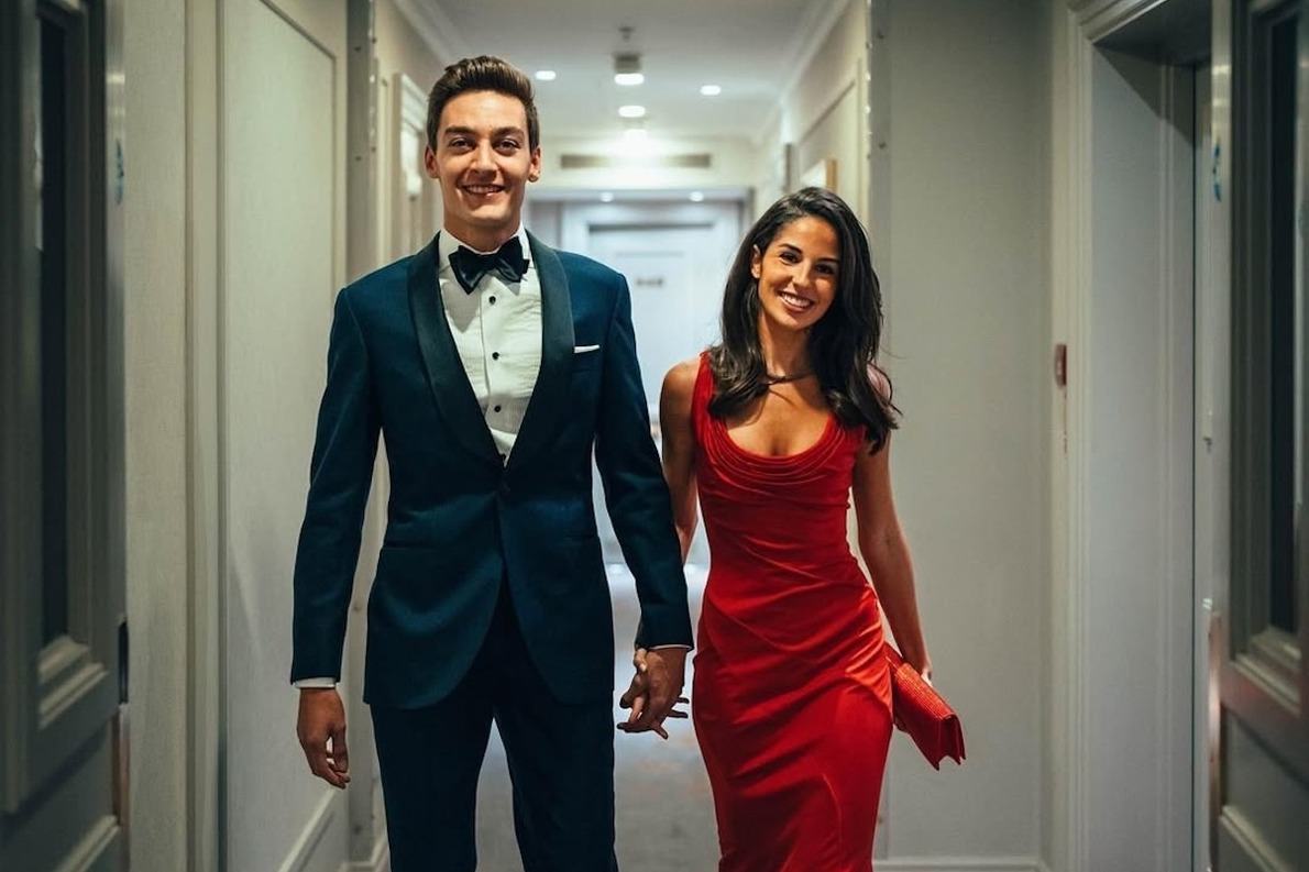  - Ő a paddock igazi királynője: George Russell titokzatos párja