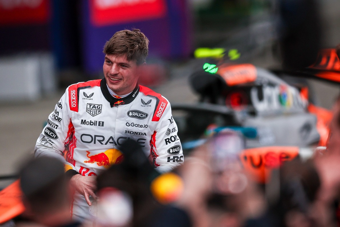  és  - Max Verstappen viccelődik Norrisszal a bokszutcai eset kapcsán