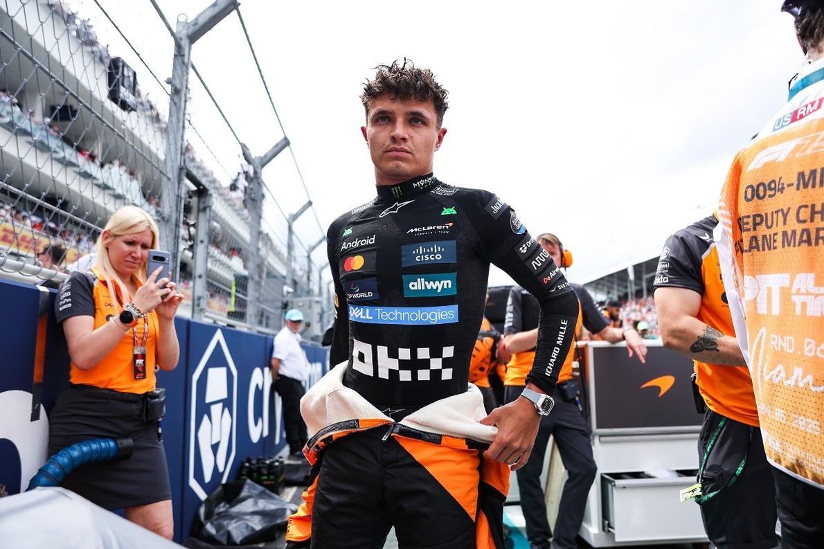 McLaren-rajongók tiltakoznak Norris helyzete miatt