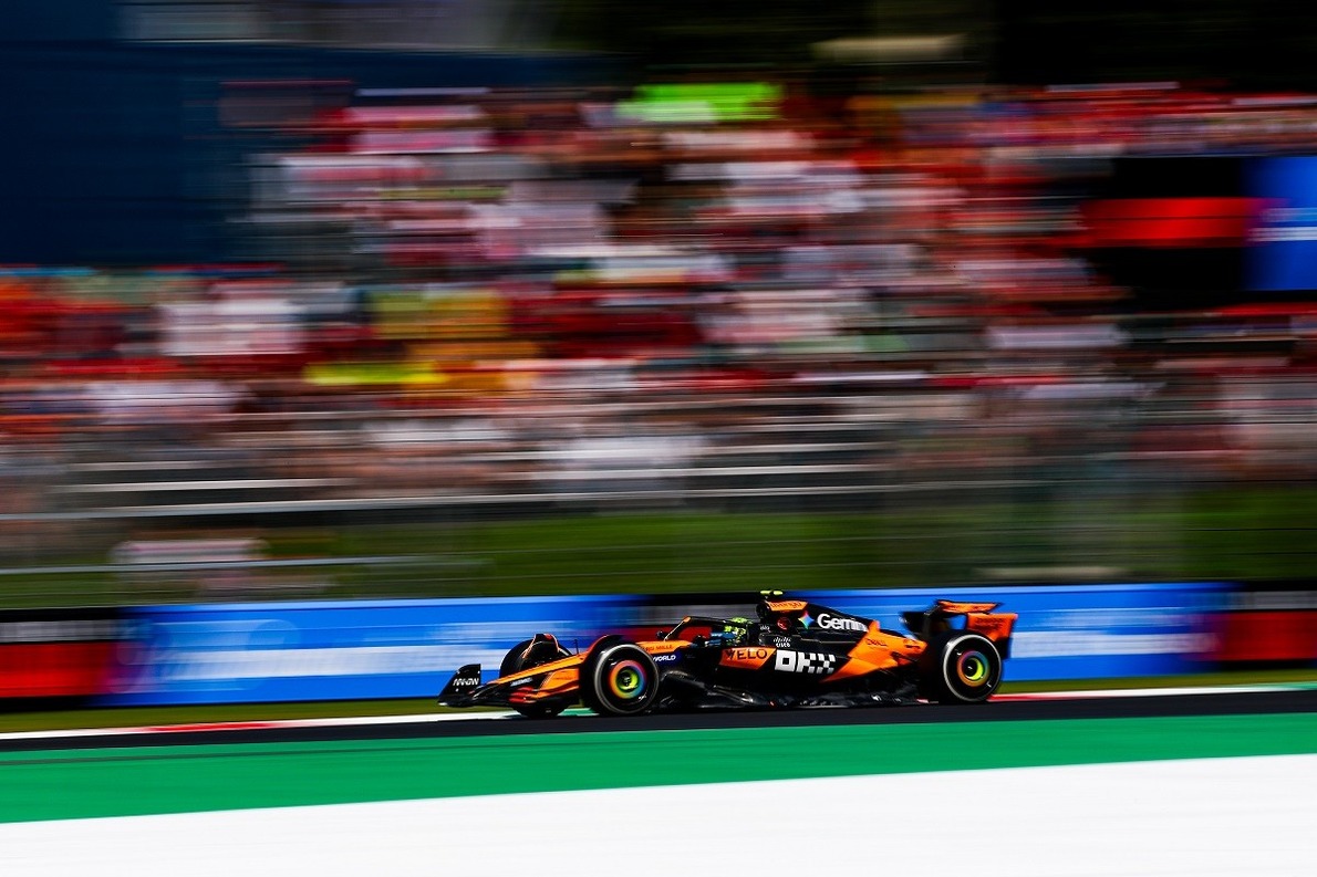 Norris-Leclerc-Piastri az élen a monzai harmadik szabadedzésen, egy másodpercen belül a mezőny!