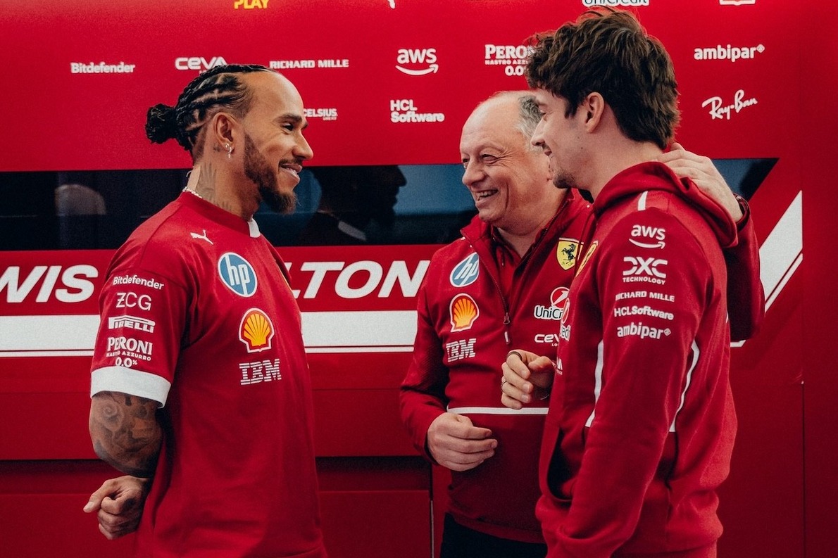 és - Leclerc reagált a Hamilton érkezése körüli „őrületre"