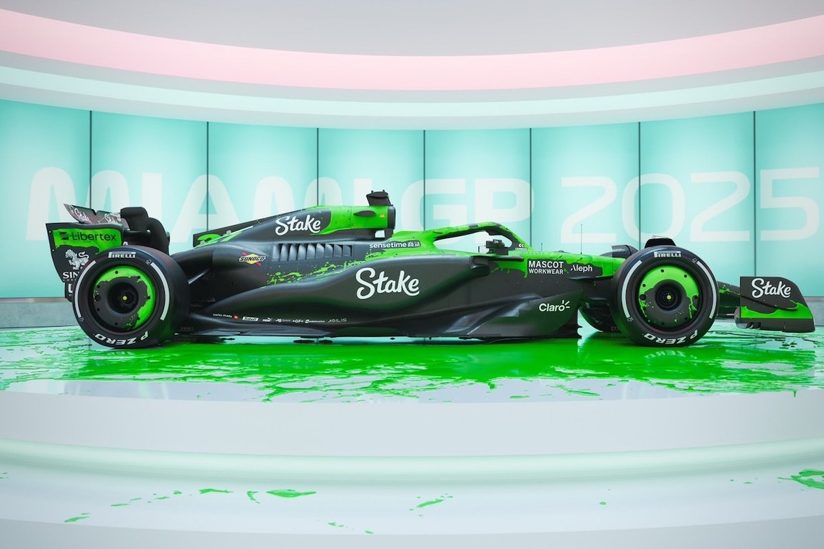 Új dizájnnal készül Miamiba a Stake Sauber F1-es csapata