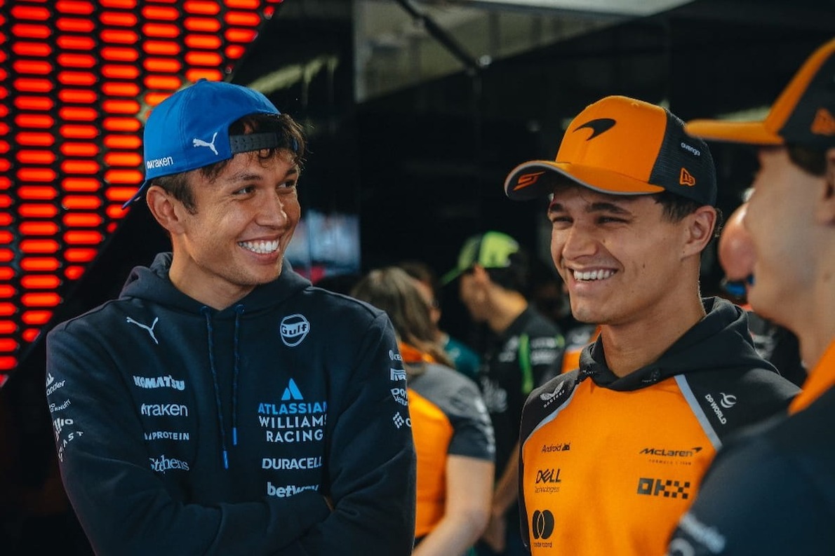  - Norris ellátogatott Rossi MotoGP-csapatához Misanóban (videó)