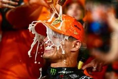 McLaren - Norris: "Remélem, sok italt rendeltek, mert most tényleg bulizni akarok!"