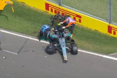 Mercedes - Antonelli brutális balesete sokkolta Melbourne-t az utolsó edzésen (videó)