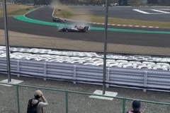 Haas - Eddig nem látott nézetből Bearman félelmetes becsapódása a Japán Nagydíjról