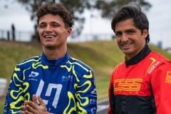 McLaren - Időutazás gokarttal: Norris és Sainz egymás ellen tesztelte az elmúlt évszázad technikáját