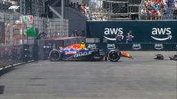 Red Bull Racing - Érthetetlen balesetet szenvedett a Red Bull pilótája Monacóban (videó)