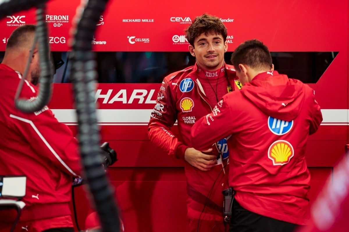  - Leclerc elégedett a Ferrari tempójával Las Vegasban