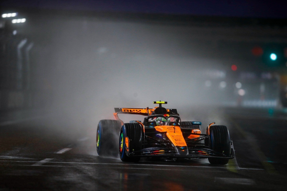  és  - Lando Norris esőben is tarolt Las Vegasban, Hamilton történelmi mélypontra jutott