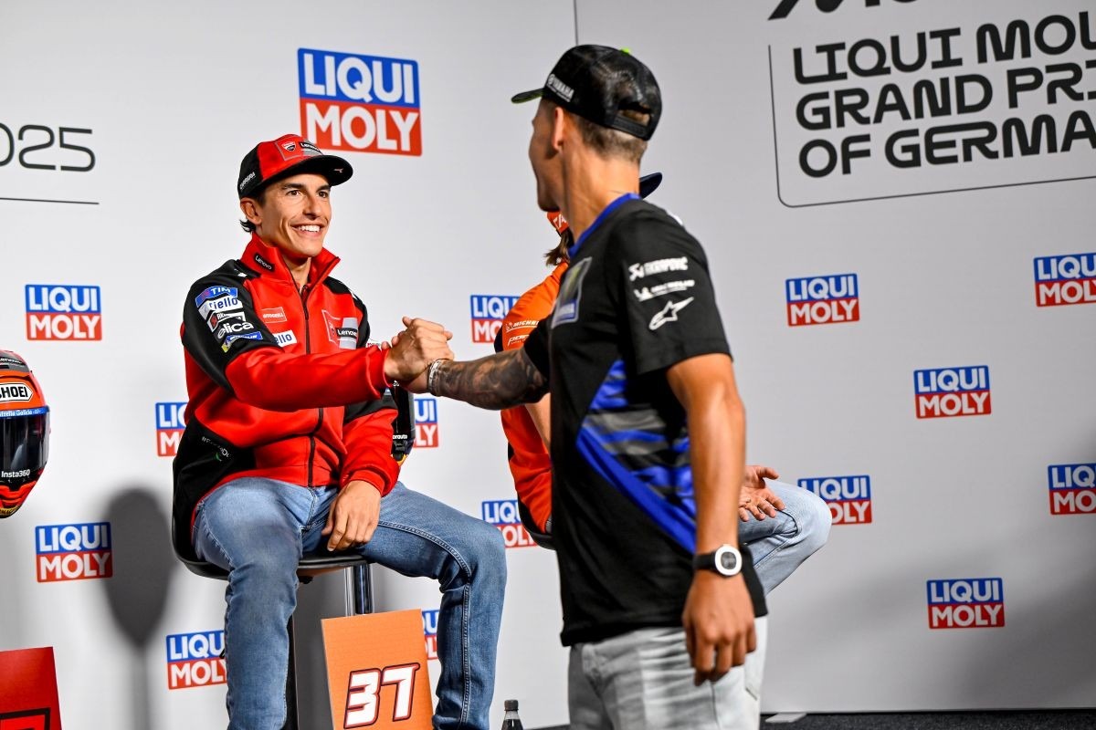 Marc Márquez elismerően nyilatkozott Di Giannantonio rekordköréről a Sachsenringen