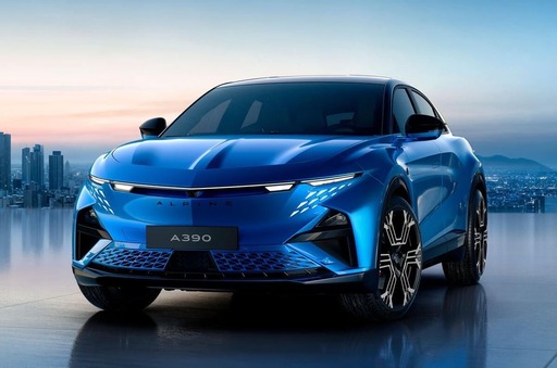 Bemutatkozott a teljesen elektromos Alpine A390 fastback sportautó