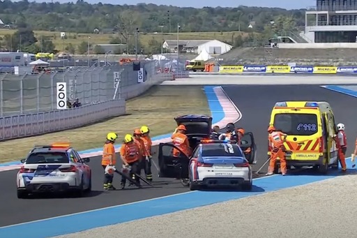 Nagyot esett, elvesztette eszméletét, ezért nem állhatott rajthoz Varga Tibor a második MotoE futamon (videó)