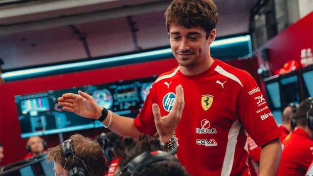 Ferrari - Így reagált Leclerc Russell sokkoló időmérős körére a Ferrarinál Bakuban