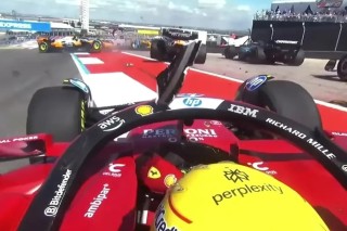 Ferrari - Hamiltont a Halo mentette meg Austinban (fotók)