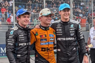 McLaren - Norris kihasználta a piros zászlós káoszt a brazil sprinten, Mercedes-dobogó, Piastri kiesett!