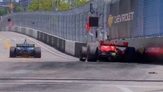 Falnak csapódott, majd a mezőny végére szorult Mick Schumacher a detroiti időmérőn (videó)